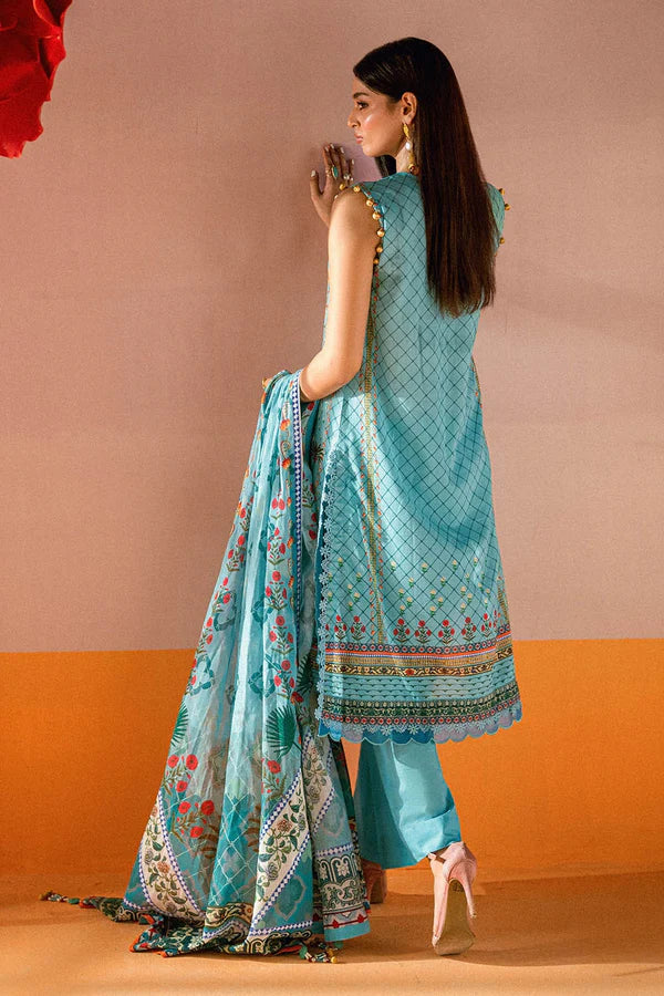3 Piece Printed Lawn